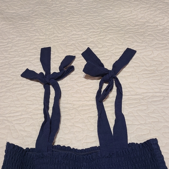 Pink Lily smocked fit flare layered dress size S - Picture 7 of 8